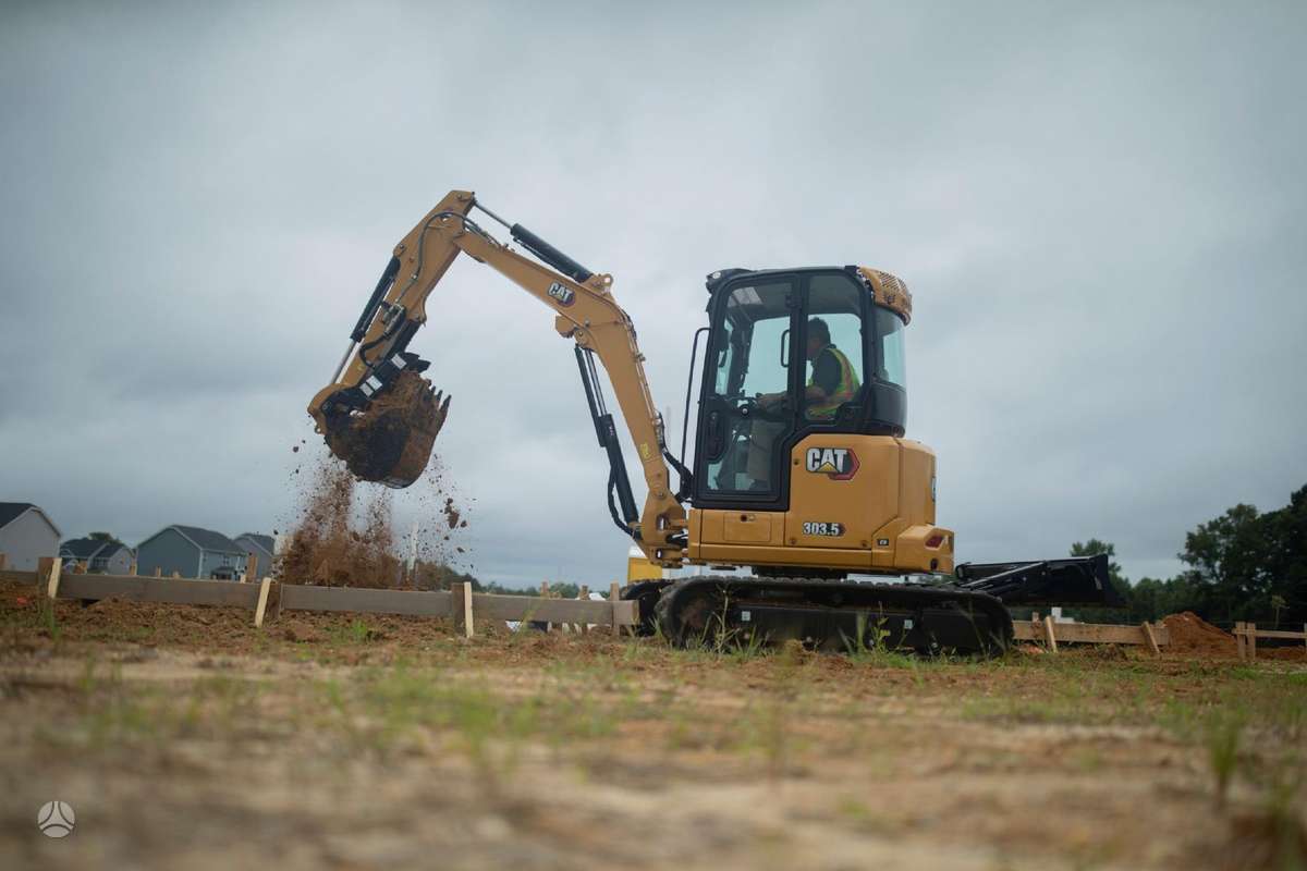 Caterpillar 303.5, ekskavatoriai