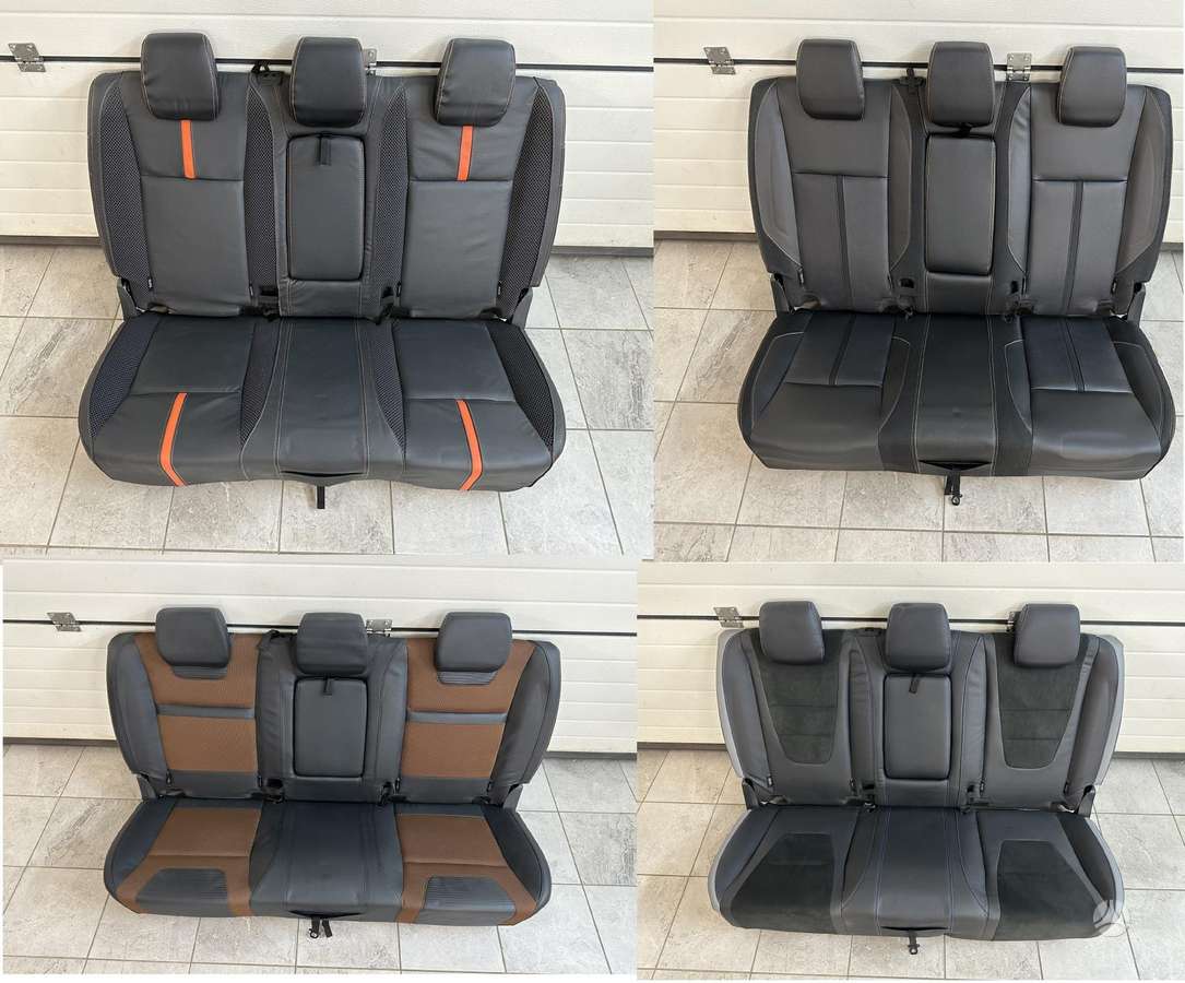 Ford Ranger sėdynės, saugos diržai