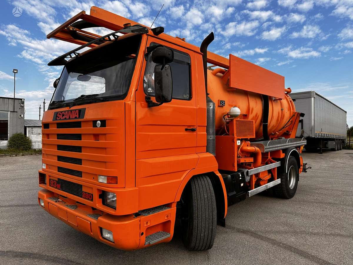 Scania 113, sewage disposal trucks