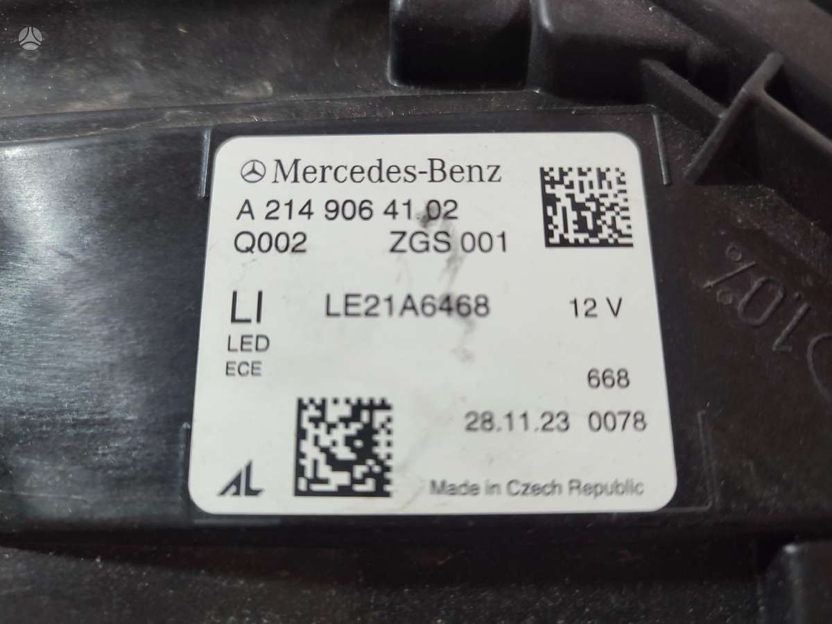 Mercedes-Benz E klasė, A2149064102, lights