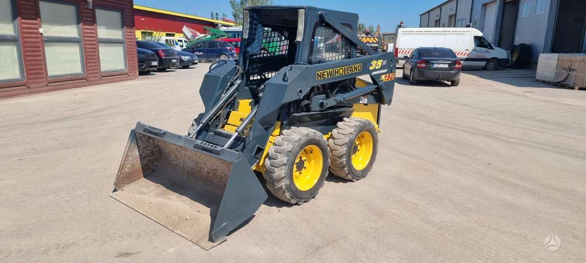 New Holland L150, mini krautuvai