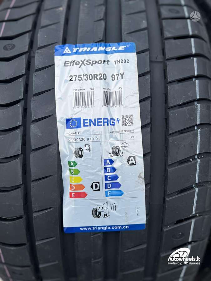 Triangle Effe X Sport, летние 275/30 R20