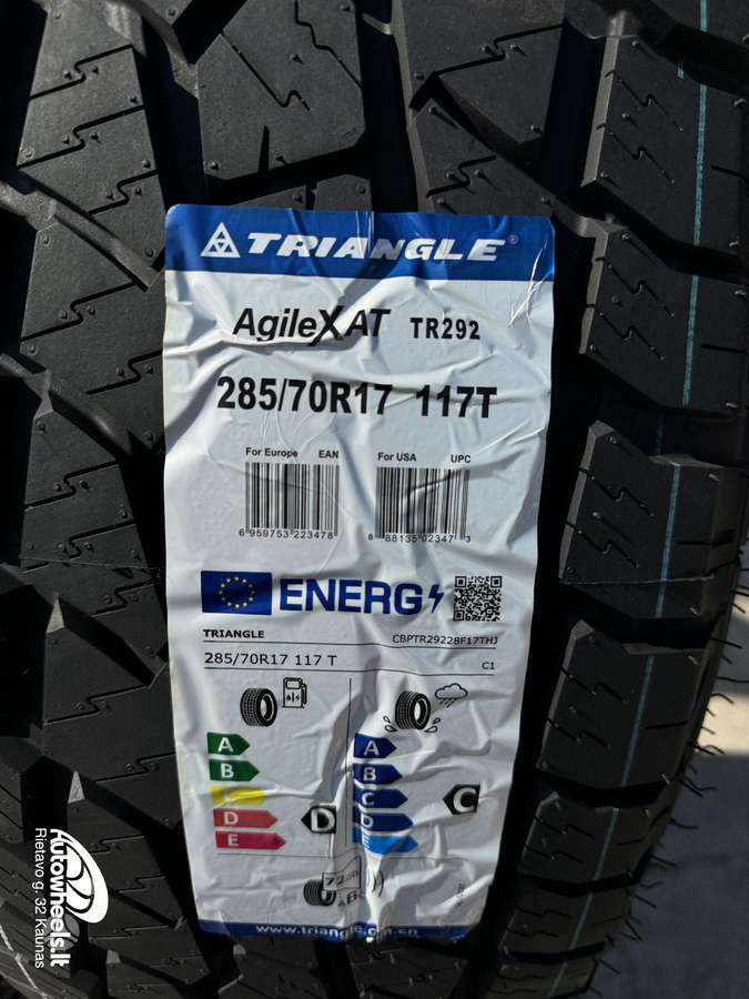 Triangle Agilex  AT, universalios 285/70 R17