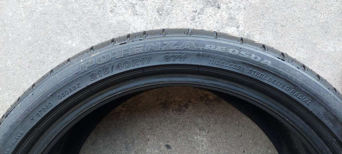 Bridgestone, летние 215/40 R17
