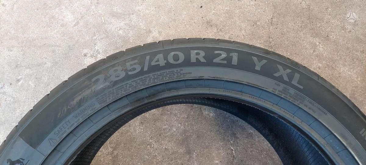 Continental, summer 285/40 R21