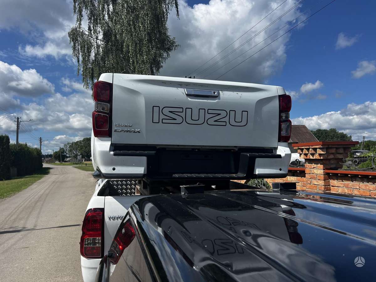 Isuzu D-Max, Krovinis skyrius, hood (front, rear)