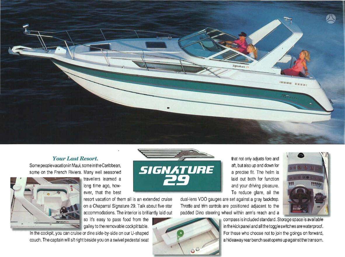 Chaparral Signature 29, яхты / катера