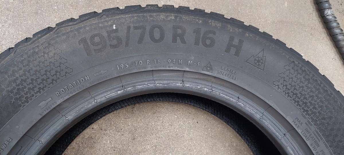 Continental, winter 195/70 R16