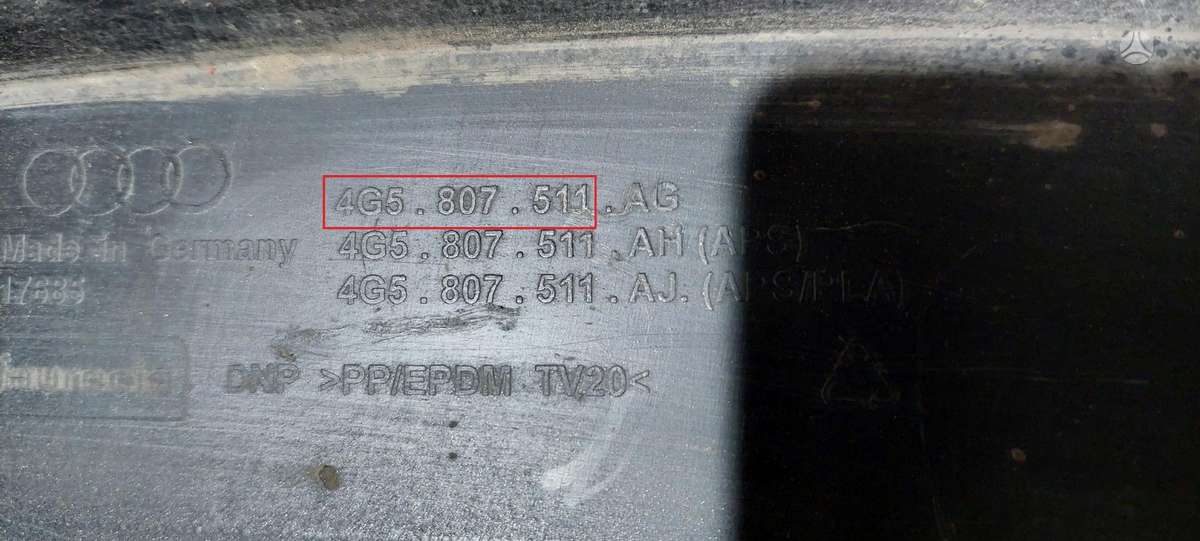 Audi A6, 4G5807511, Cen19891