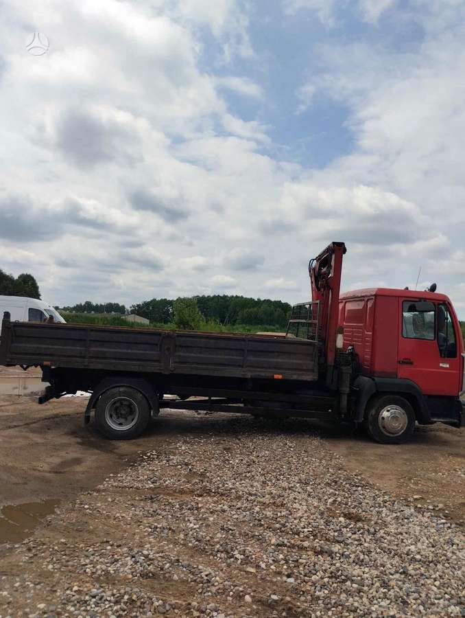 MAN LE8.145, dumpers with crane