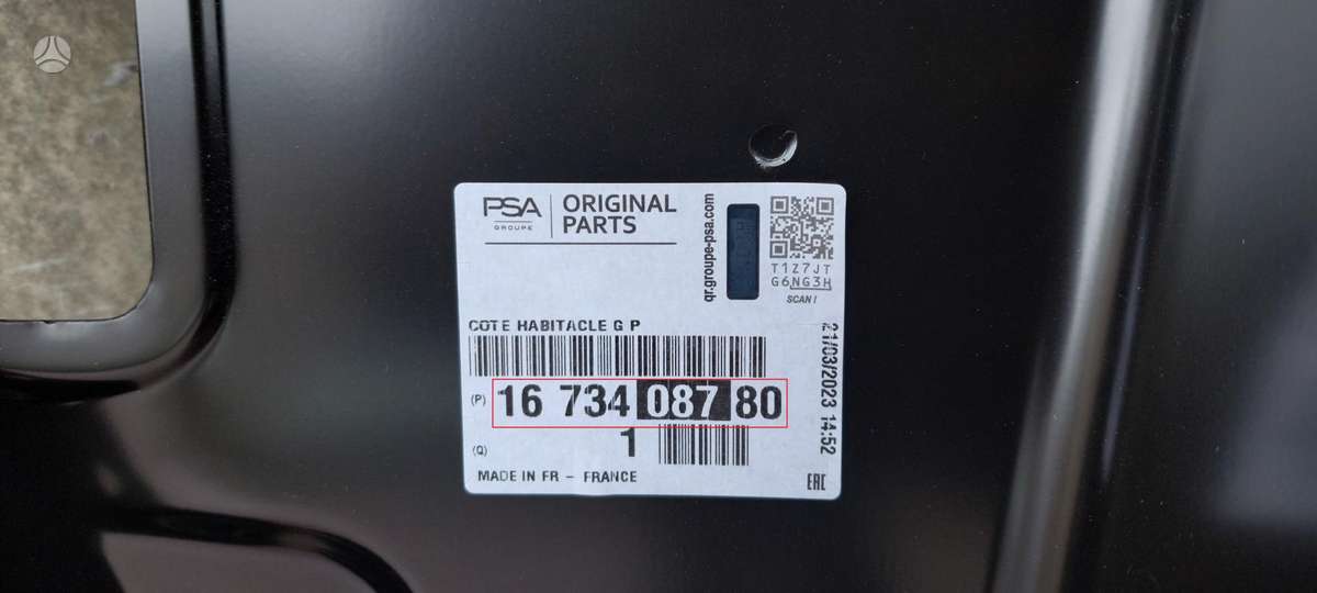 Peugeot Expert, 1673408780, Cen20585