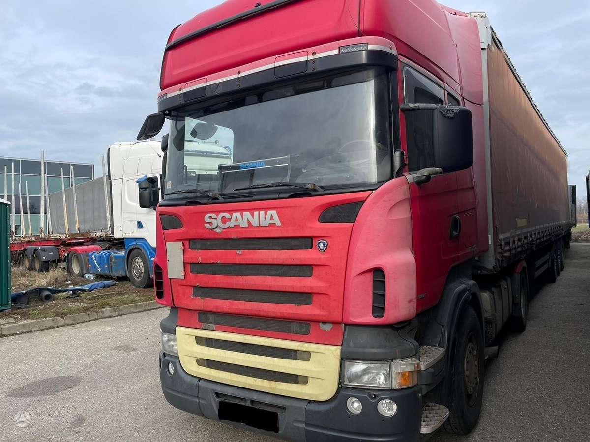 Scania R420, semi-trailer trucks