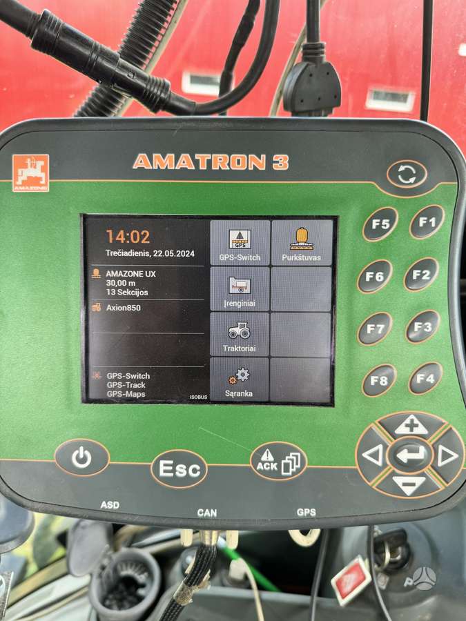 Amazone UX11200, purkštuvai