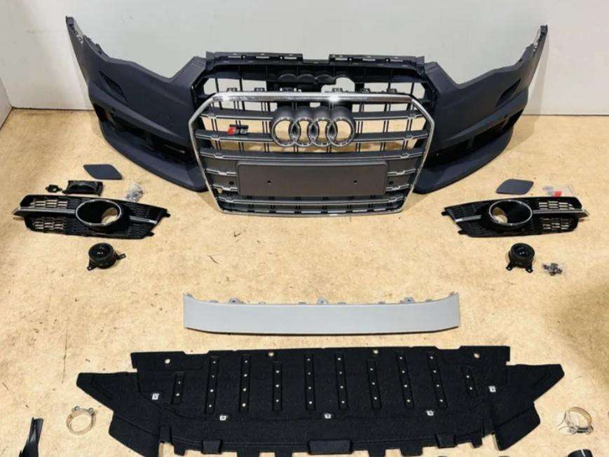 Audi A6 bamperi, radiatora režģis