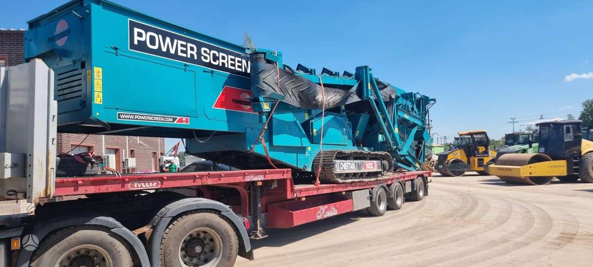 Power screen Chieftain 1400, sijotuvai
