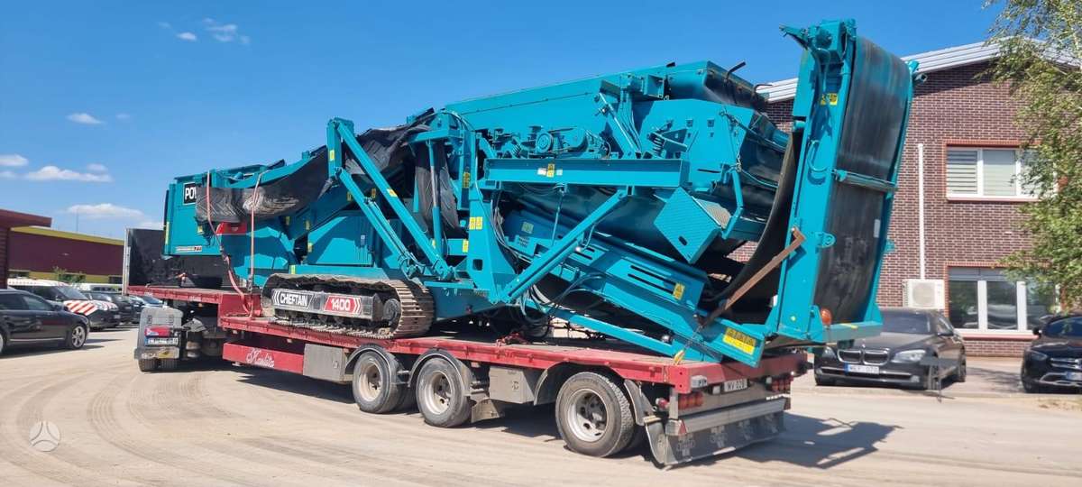 Power screen Chieftain 1400, sijotuvai