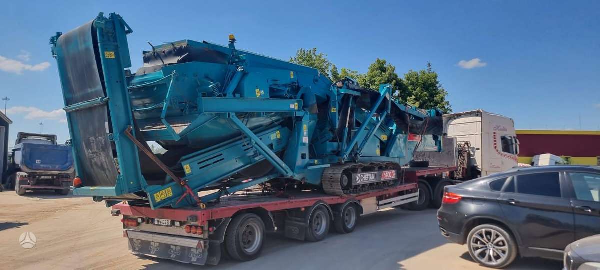 Power screen Chieftain 1400, cкрининги