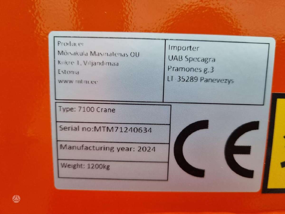 MTM MTM 10T FD 70, forestry trailers (self-loading)