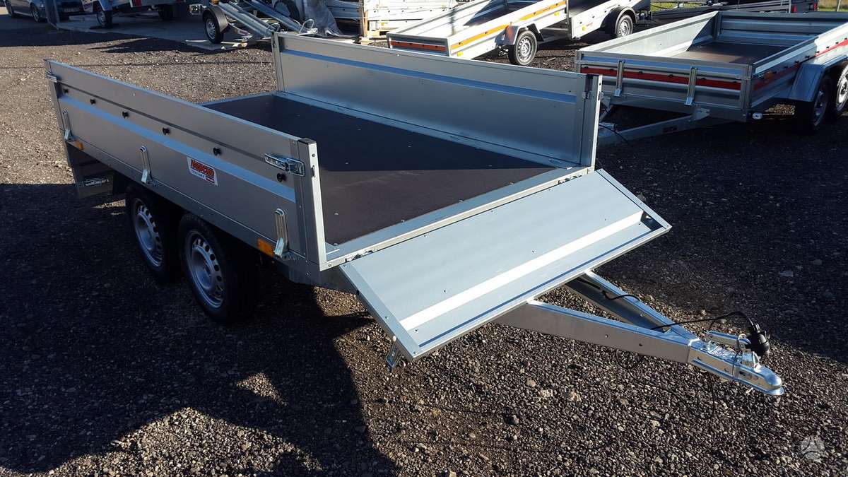 Neptun Dviašė su B kategorija, passenger car trailers