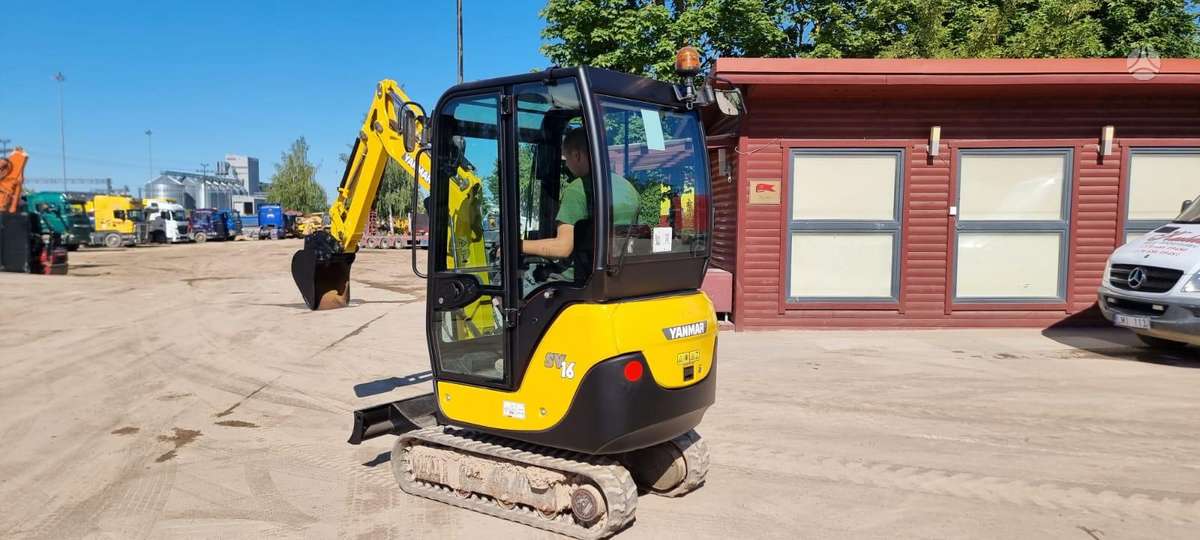 Yanmar SV16, mini ekskavatoriai