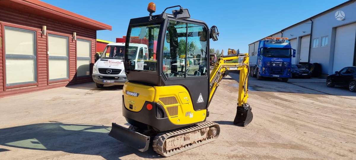 Yanmar SV16, mini ekskavatoriai