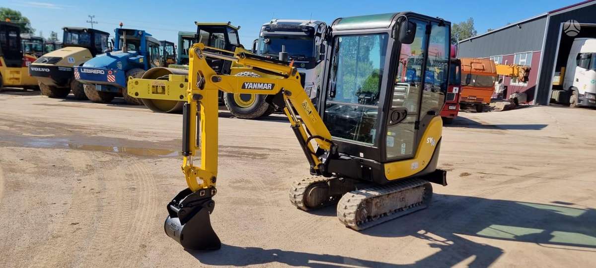 Yanmar SV16, mini ekskavatoriai