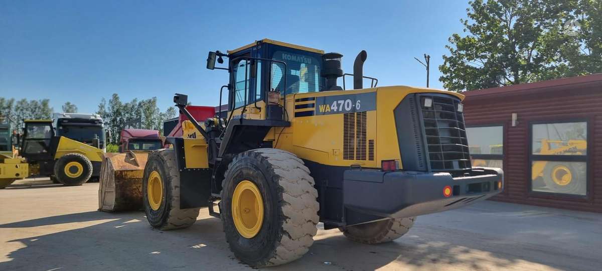 Komatsu WA470-6, frontal loader