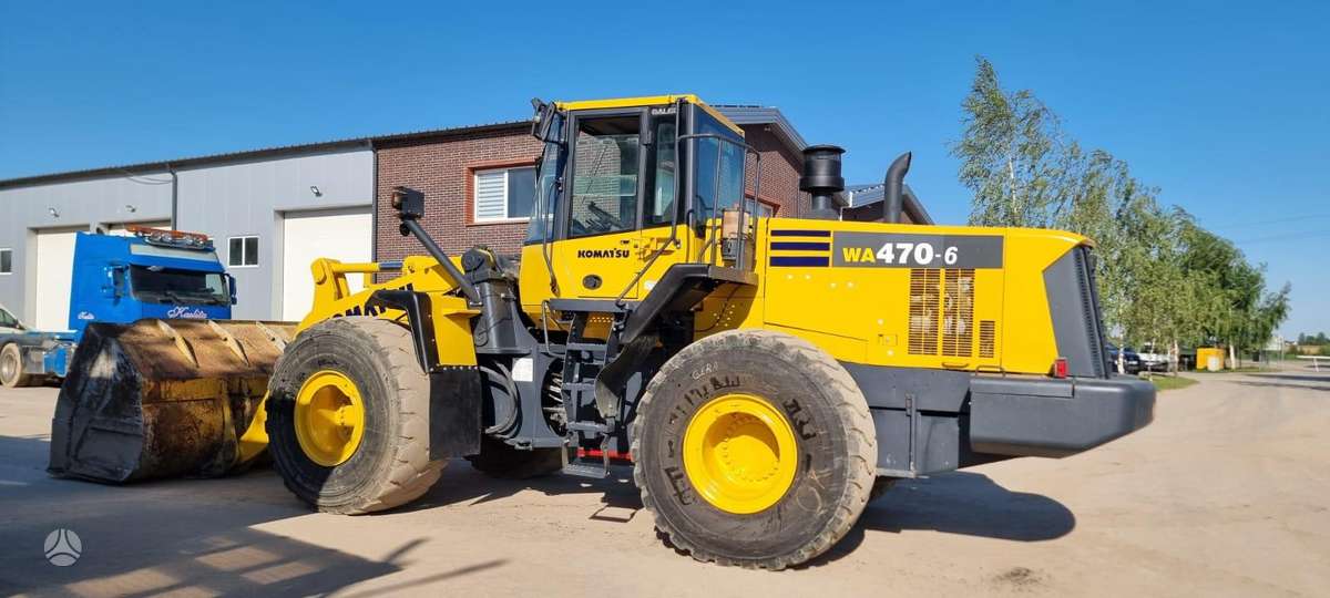 Komatsu WA470-6, frontal loader