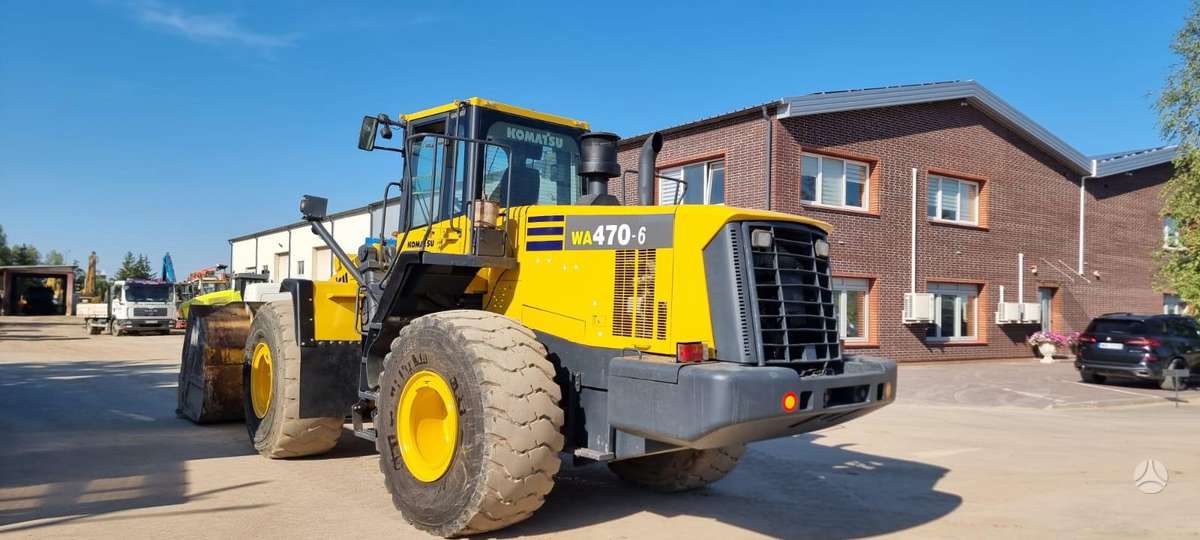 Komatsu WA470-6, frontal loader