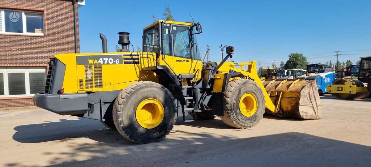 Komatsu WA470-6, frontal loader
