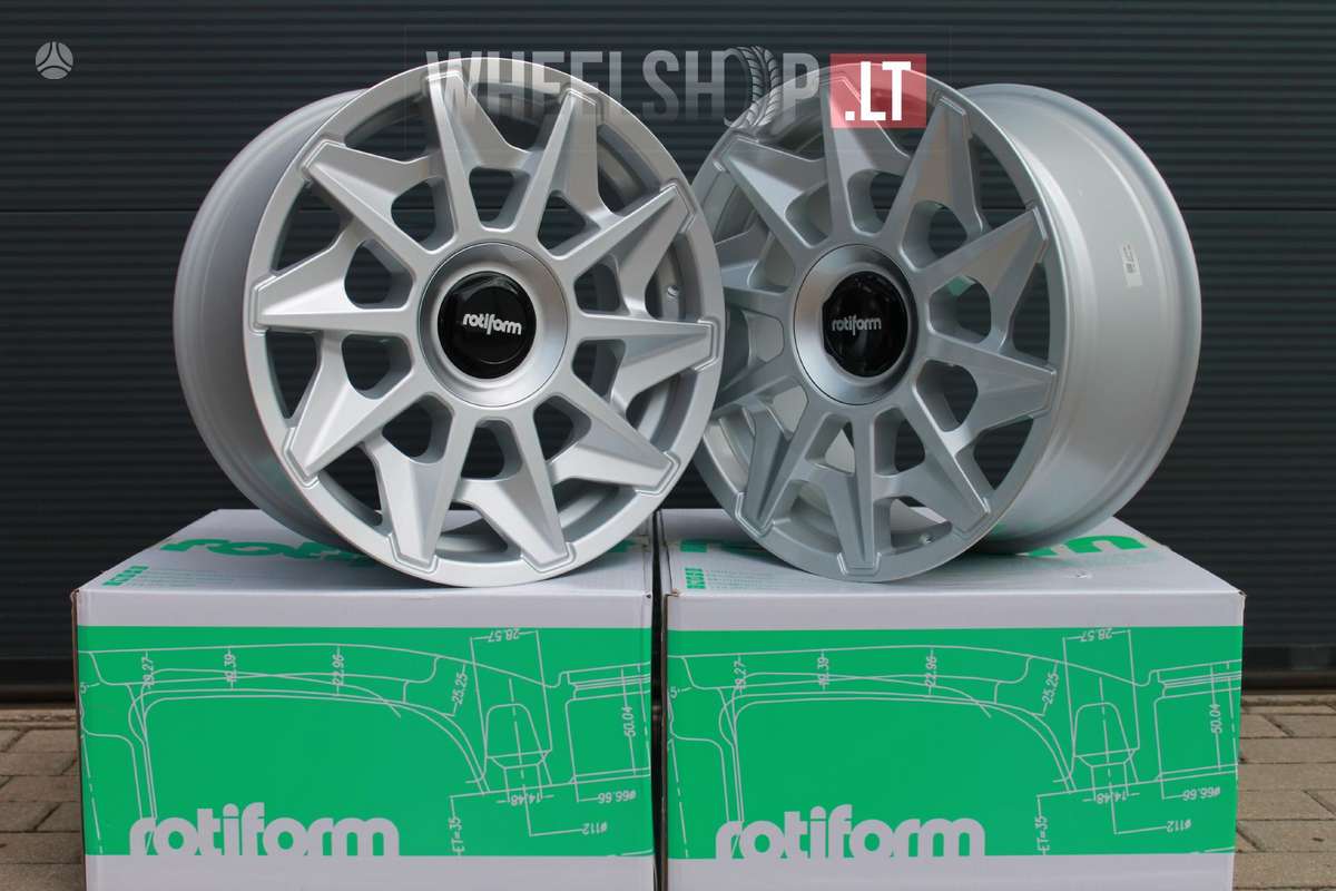 Rotiform R124 CVT Silver PD, легкосплавные , R18