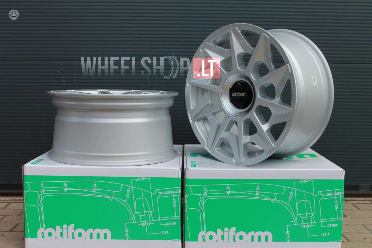 Rotiform R124 CVT Silver PD, легкосплавные , R18