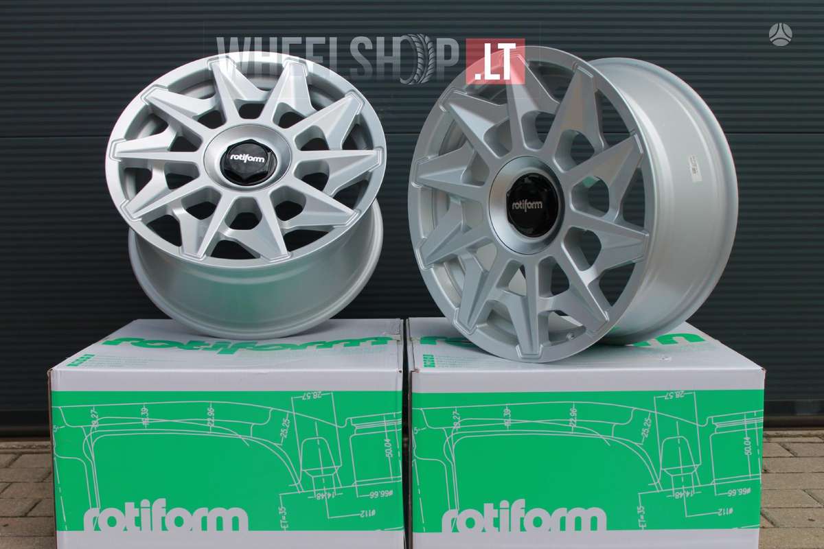 Rotiform R124 CVT Silver PD, легкосплавные , R18