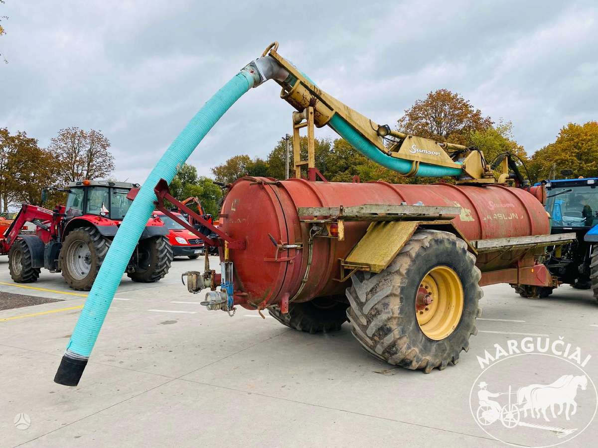 Samson 8000 ltr., slurry carriers, pumps, mixers for slurry