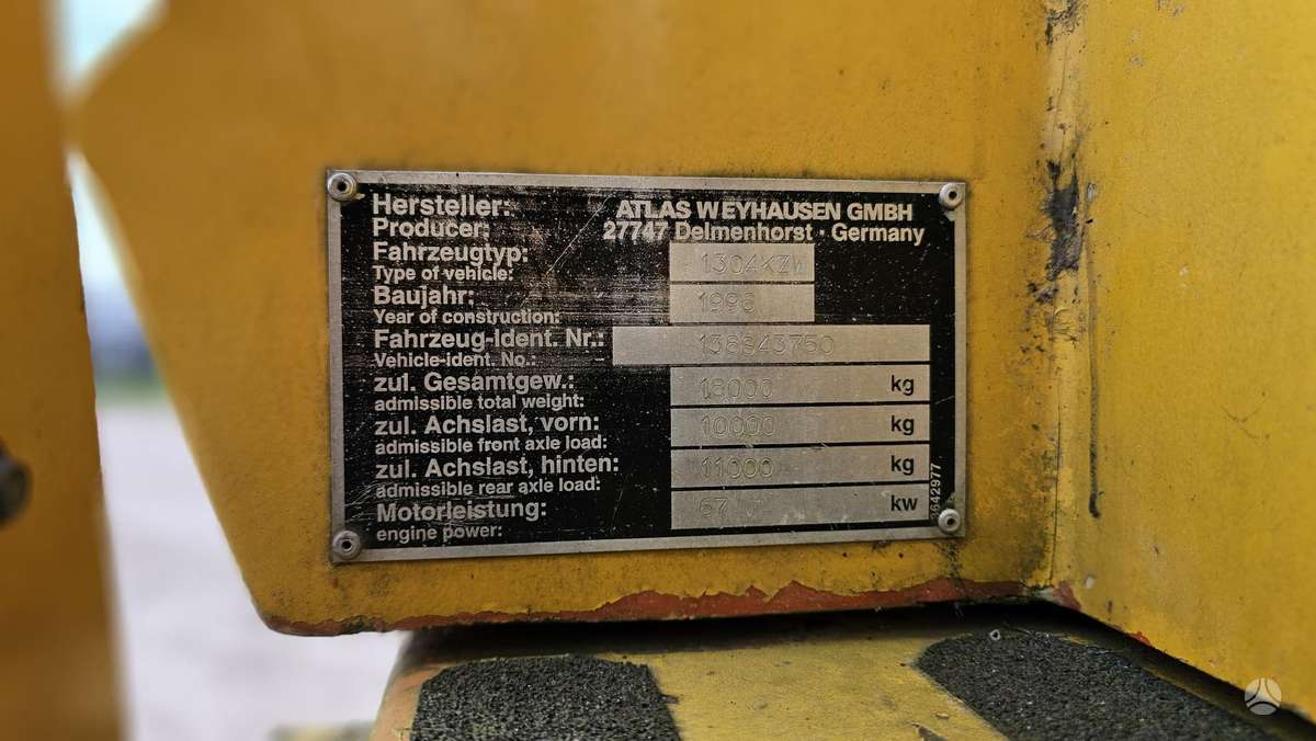 Atlas 1304KZW, excavator