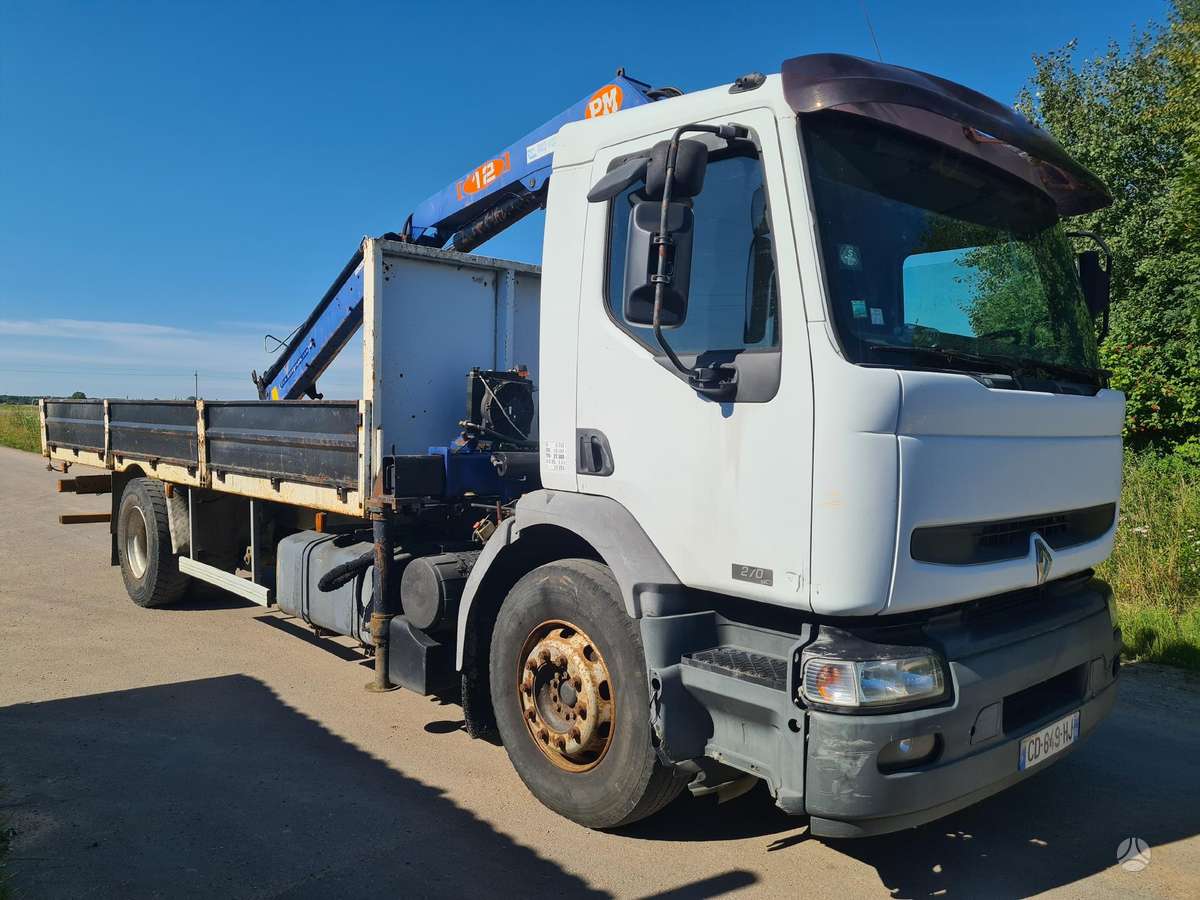 Renault Premium, с краном