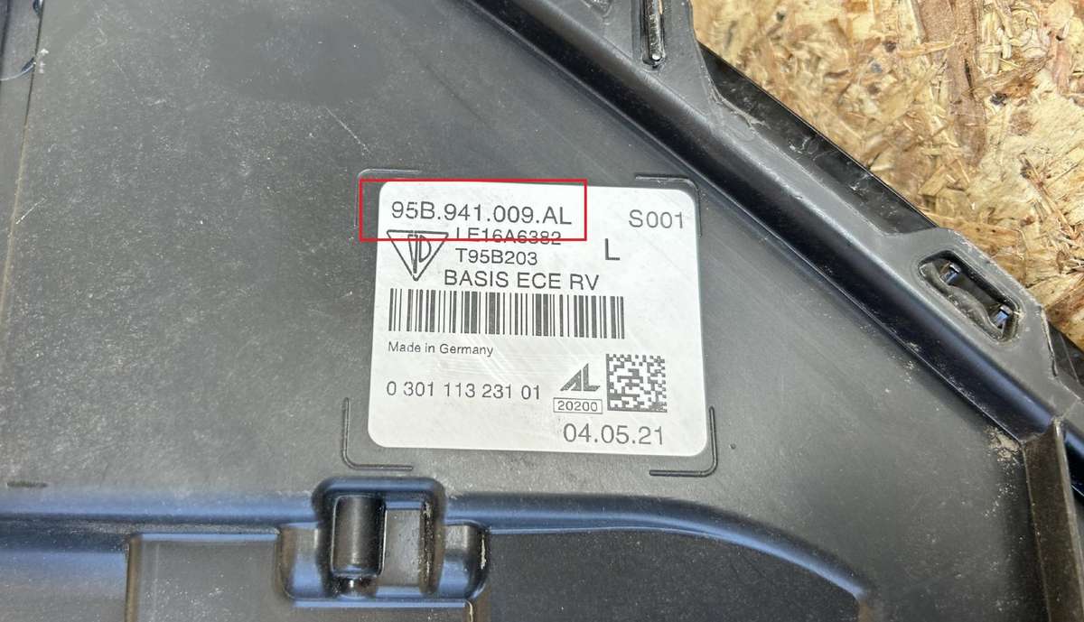 Porsche Macan, 95B941009AL, Cen19770