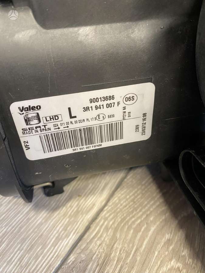 Seat Exeo lights