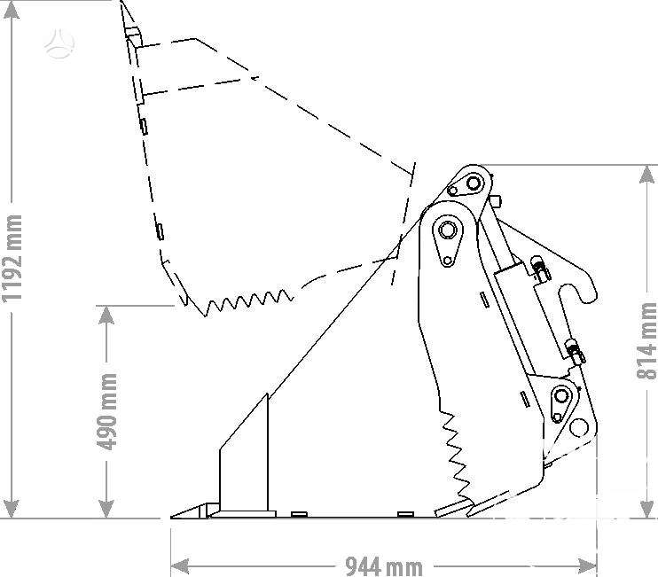 FK Machinery Kaušai 4in1, ковши