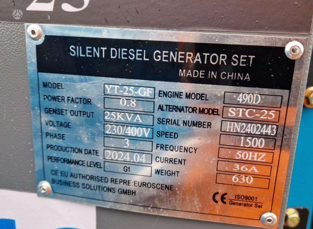 -Kita- YT-25, electric generators
