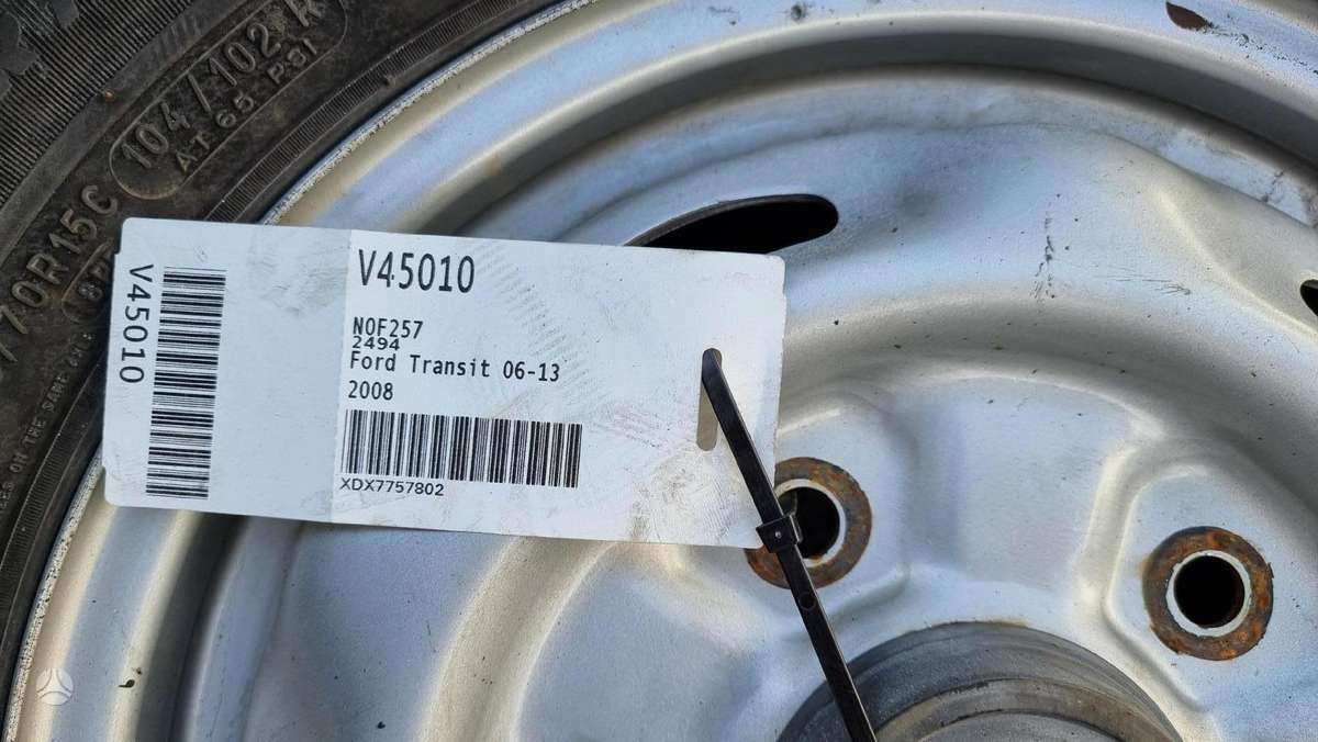 Ford Transit, stamped steel, R15