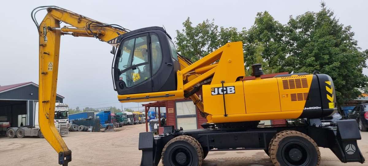 JCB JS 200W, ekskavatoriai