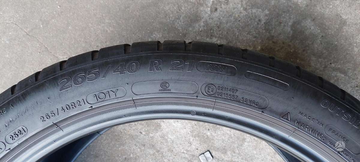 Michelin, vasaras 265/40 R21