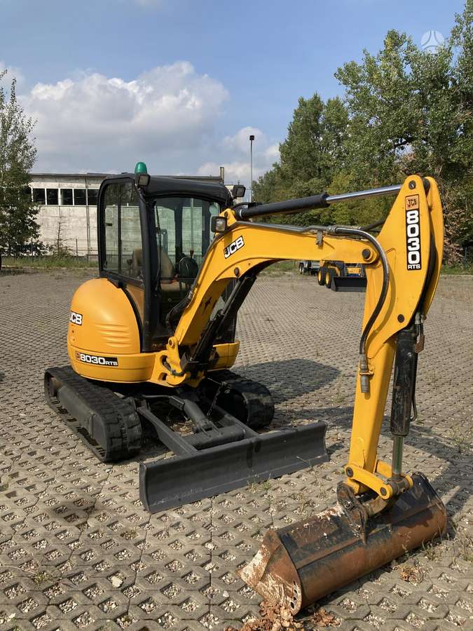 JCB 8030 RTS, mini ekskavatoriai