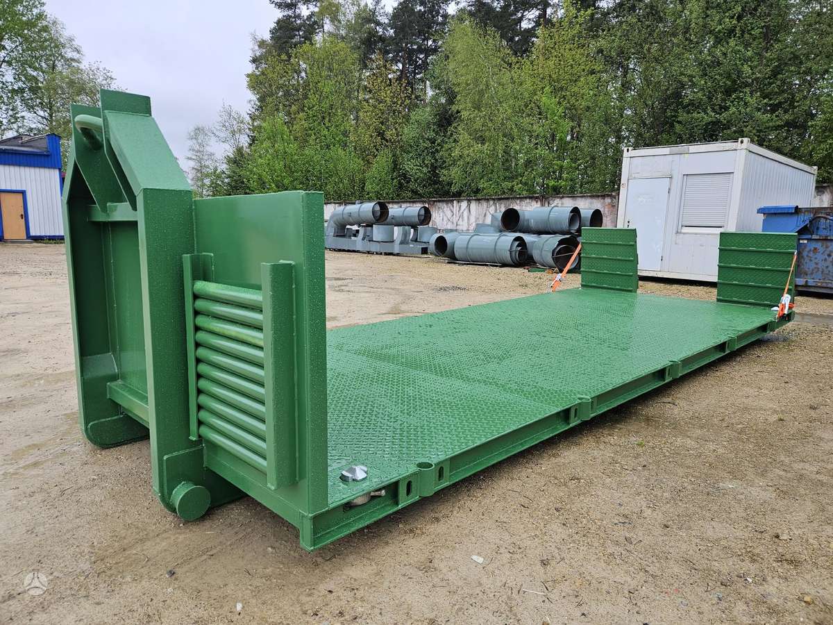 -Kita- Kabliu užtraukiama platforma, waste containers