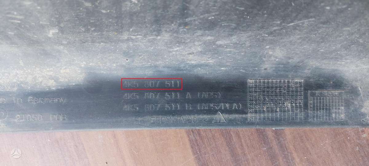 Audi A6, 4K5807511, Cen21743