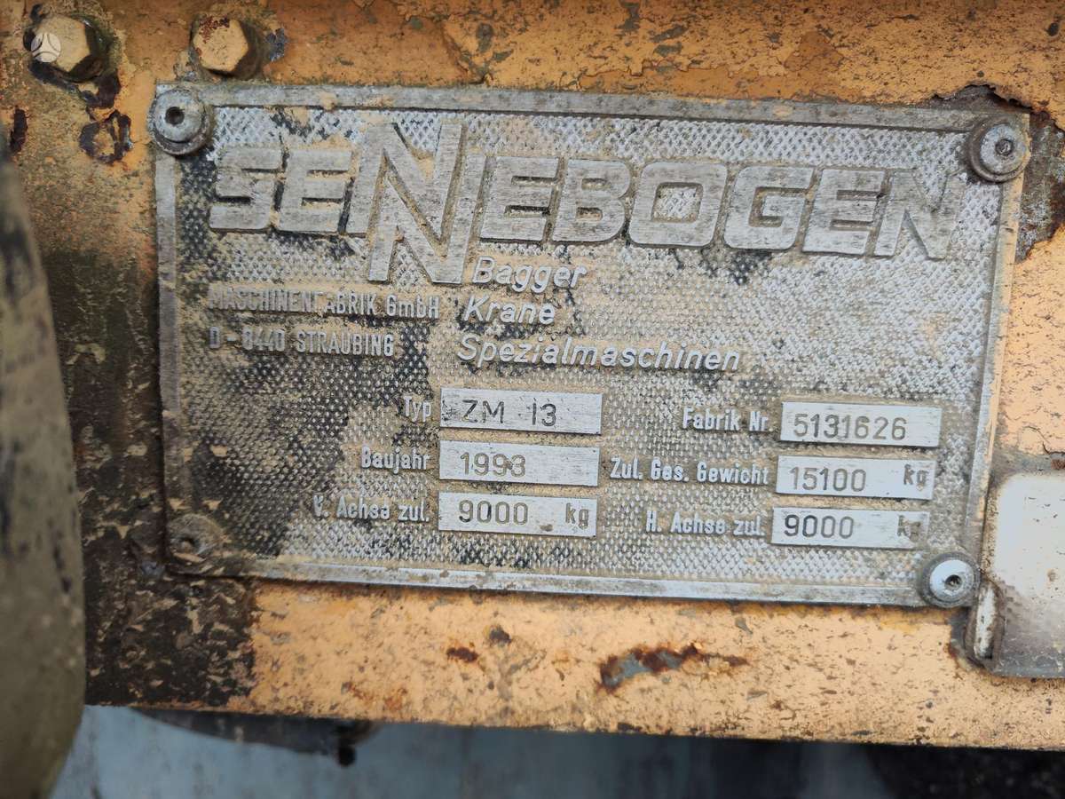 Sennebogen ZM13, ekskavatori