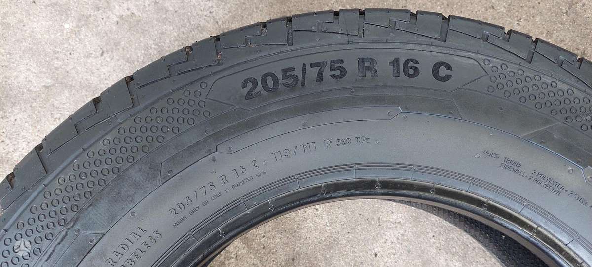 Continental, summer 205/75 R16