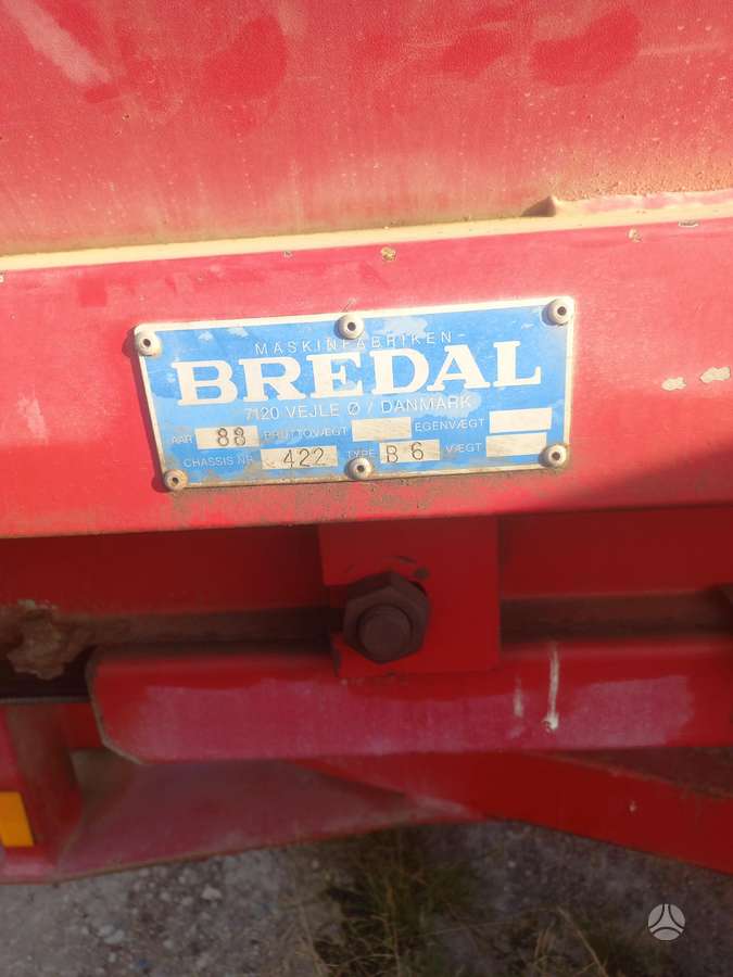 Bredal B6, barstytuvai