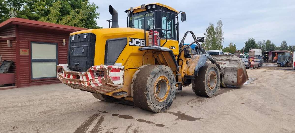 Caterpillar 457HT (T4F), frontal loader
